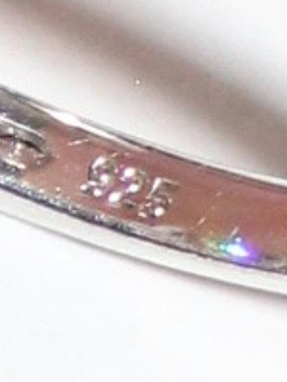 Sterling Silver Cubic Zirconia Ring SZ 8.25 - Picture 5 of 7